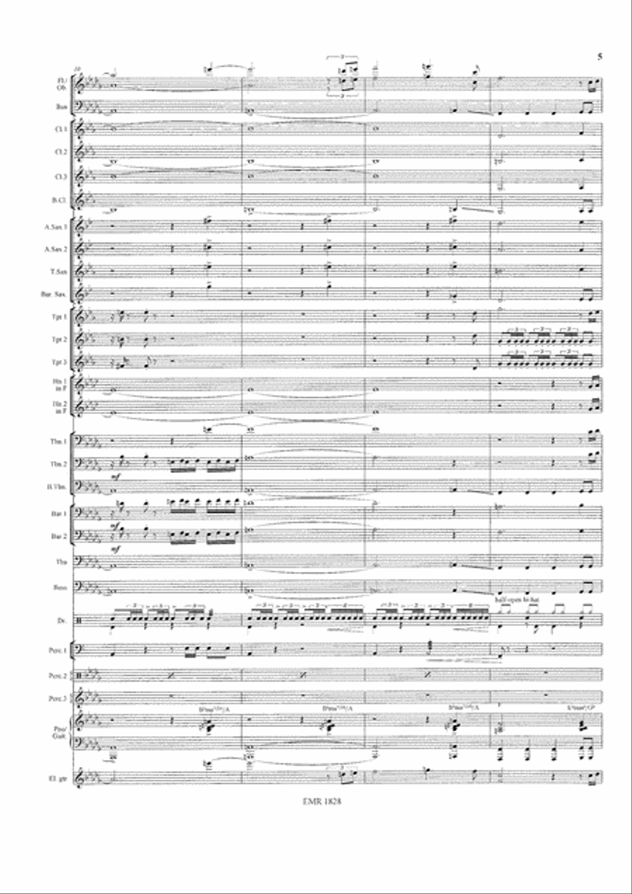 Innuendo Concert Band scores gallery preview page 6
