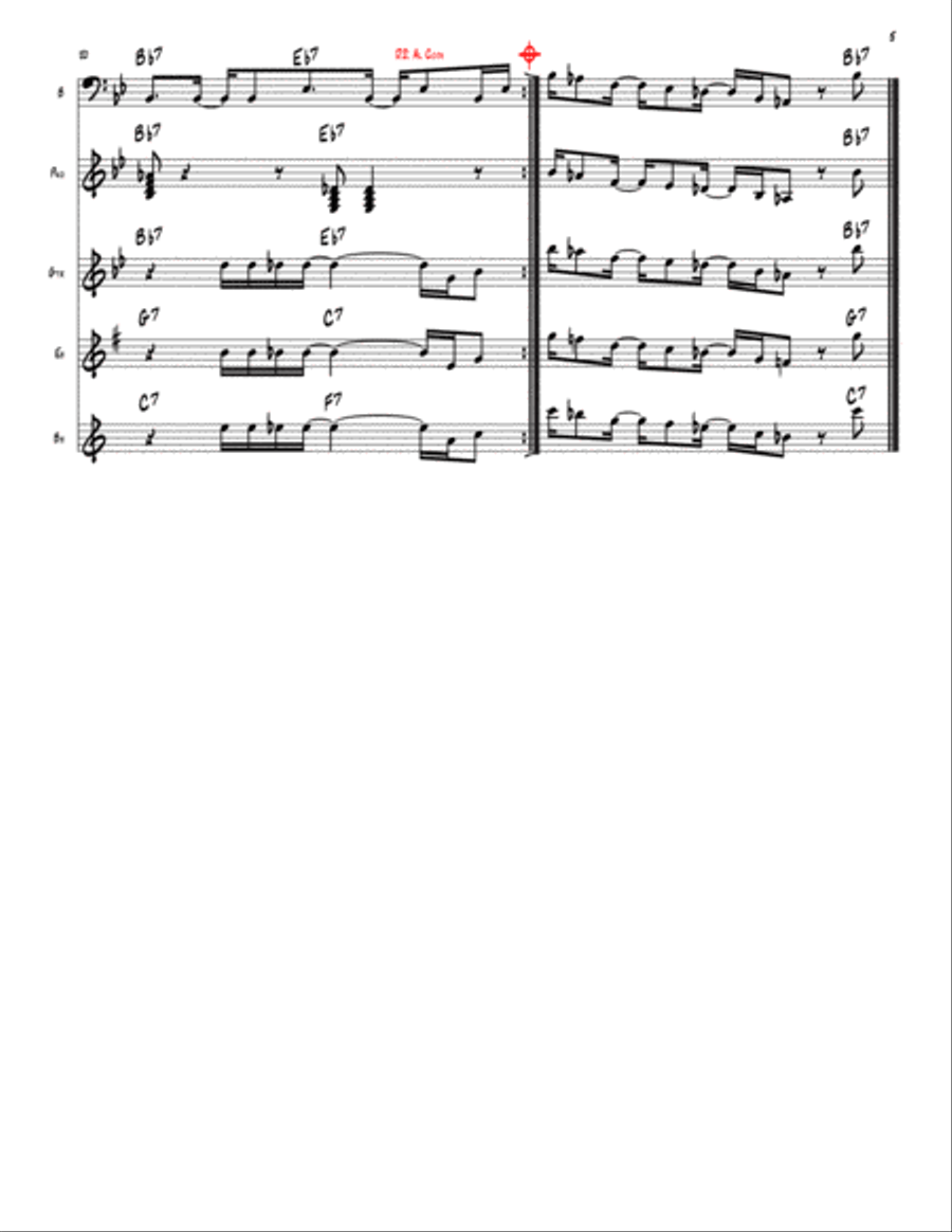 The Chicken Small Ensemble scores gallery preview page 5