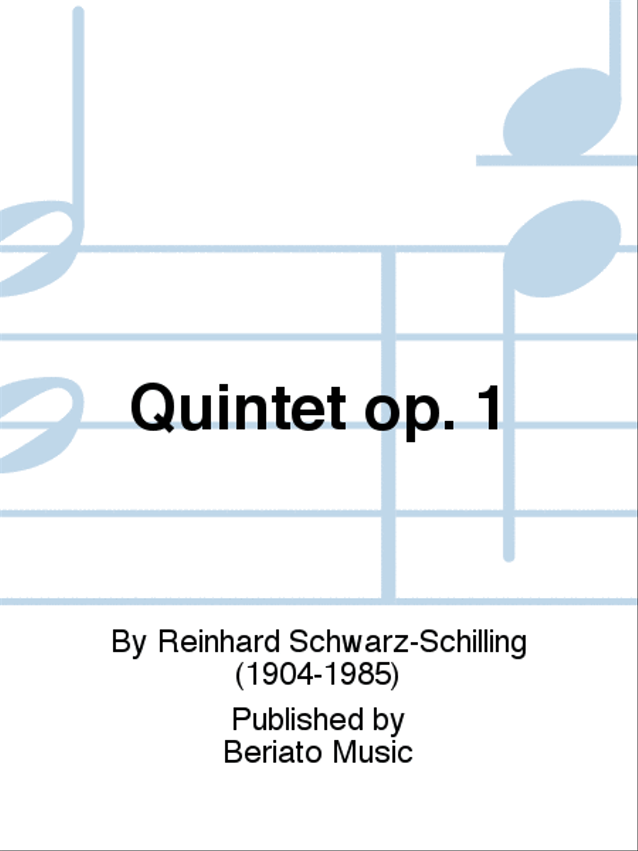 Quintet op. 1 Quintet op. 1 Bassoon scores gallery preview page 1