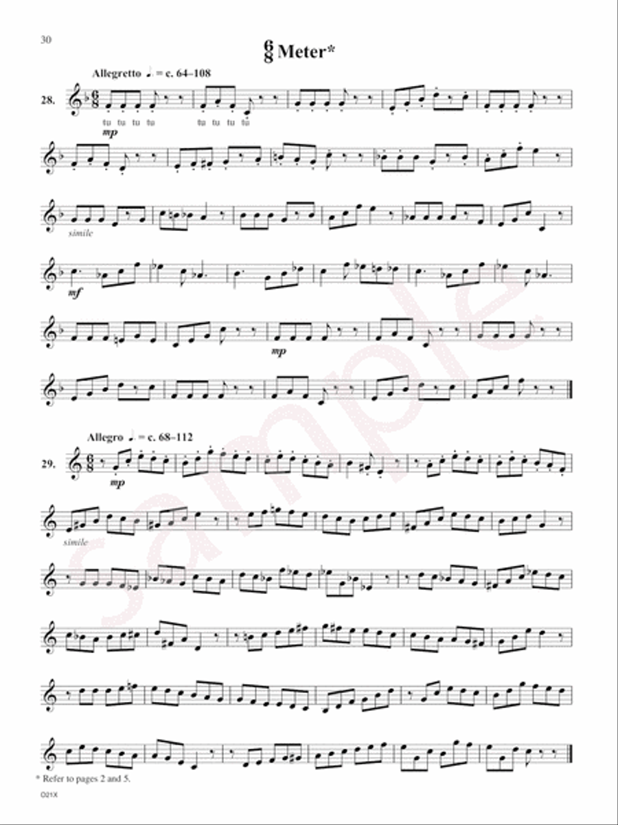 Complete Conservatory Method for Trumpet Trumpet scores gallery preview page 9