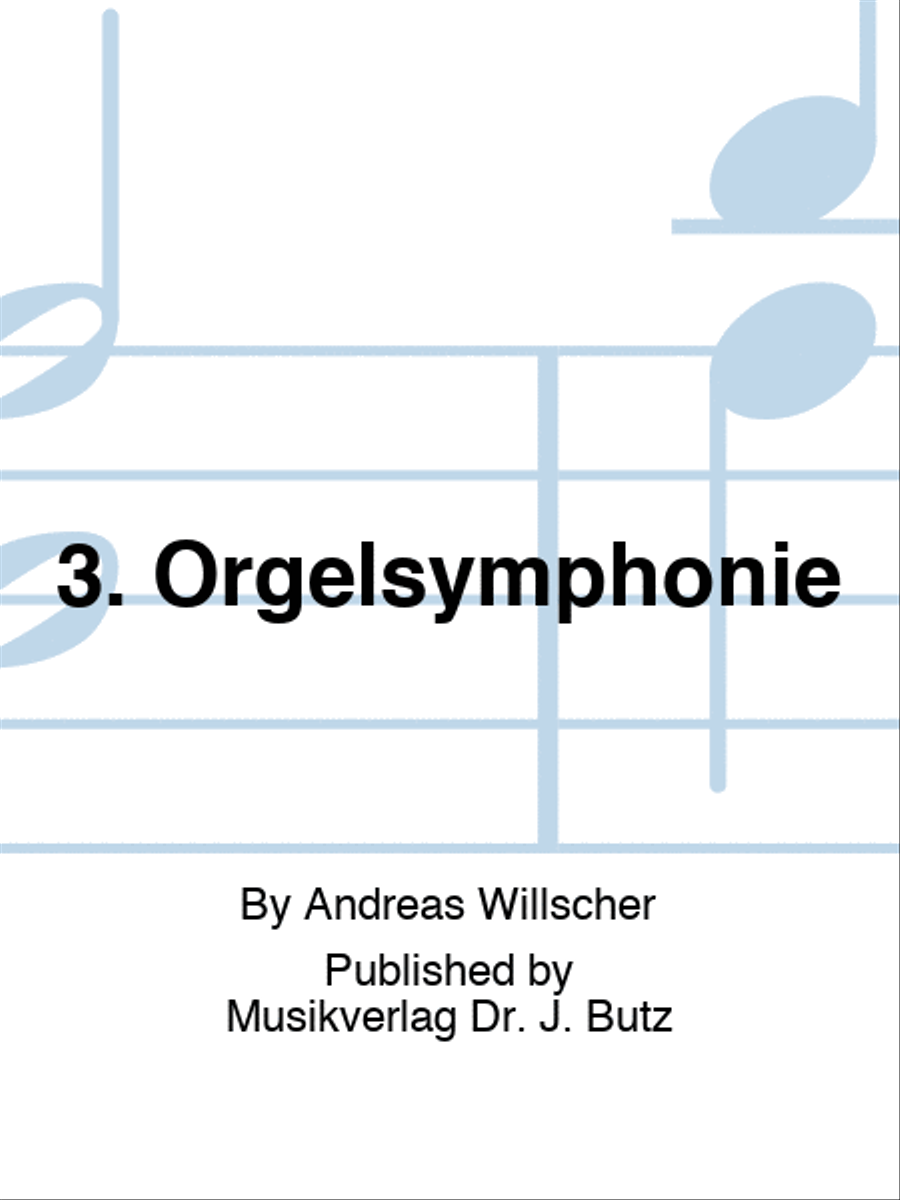 3. Orgelsymphonie Organ scores gallery preview page 1