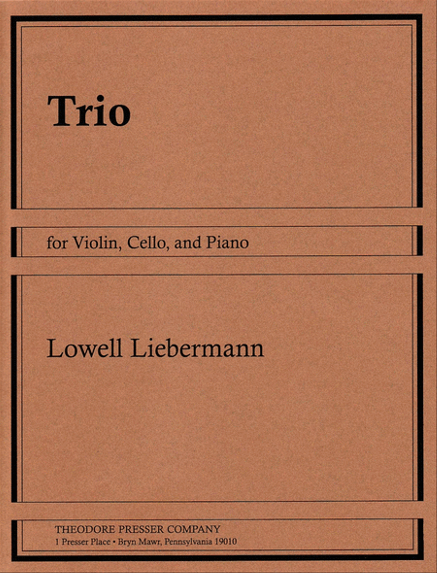 Trio No. 1 Piano Trio scores gallery preview page 1