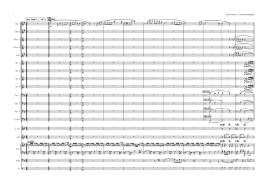 Cinema Paradiso Cinema Paradiso Jazz Ensemble scores gallery preview page 2