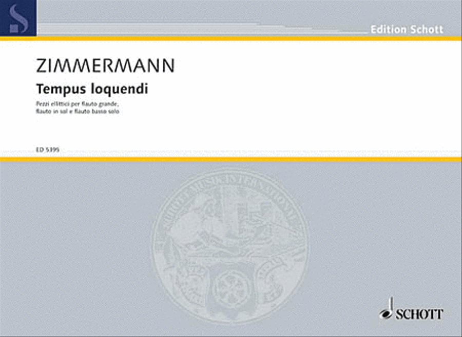 Tempus Loquendi Improvised Version Flute scores gallery preview page 1