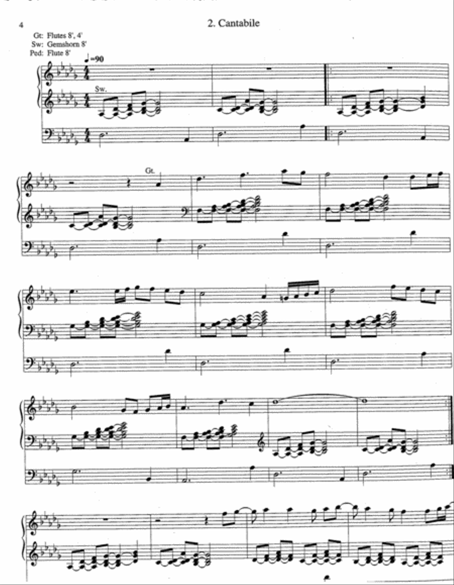 Variations on The Ash Grove Organ scores gallery preview page 2