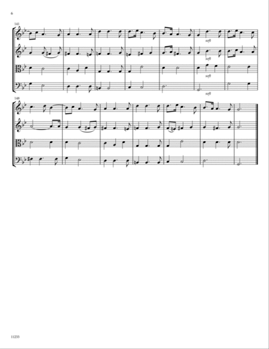 Chacony String Quartet scores gallery preview page 6