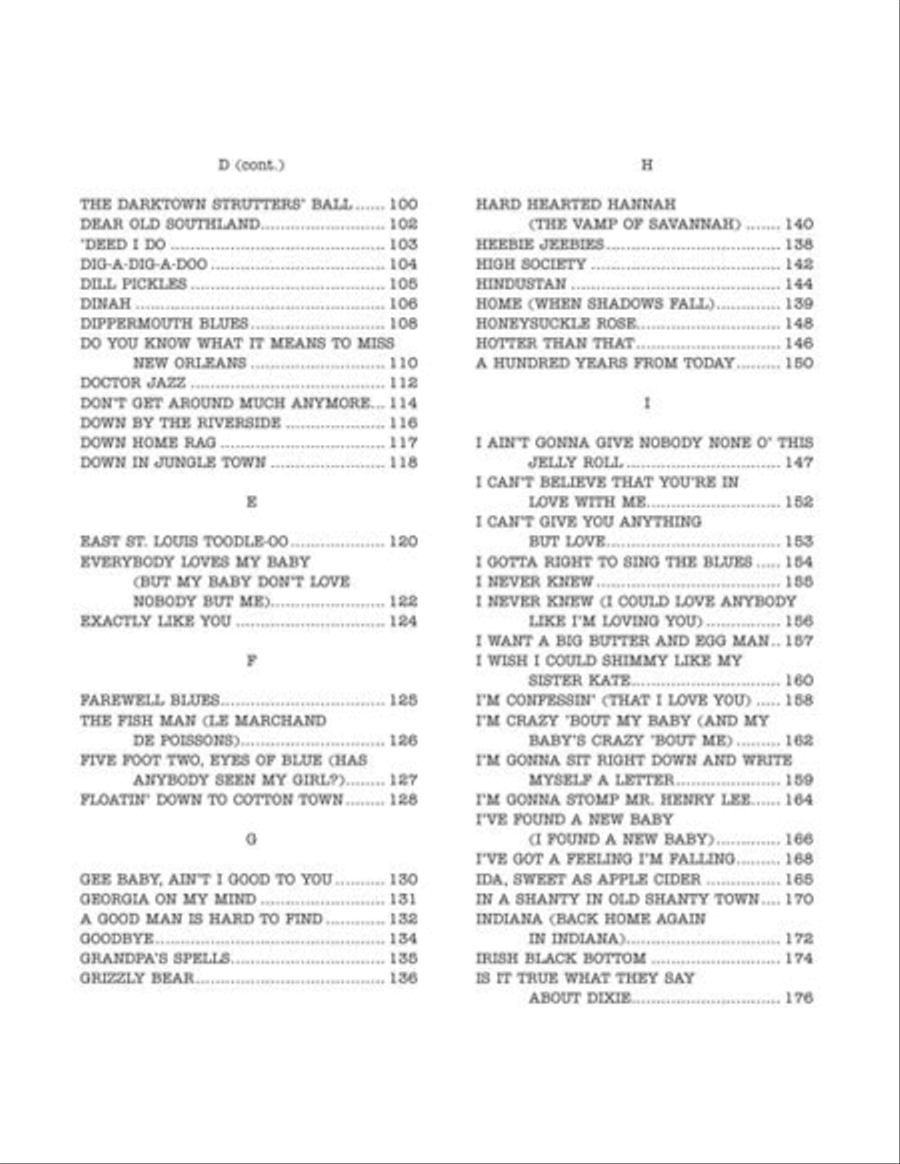 The Real Dixieland Book E-Flat Instrument scores gallery preview page 6