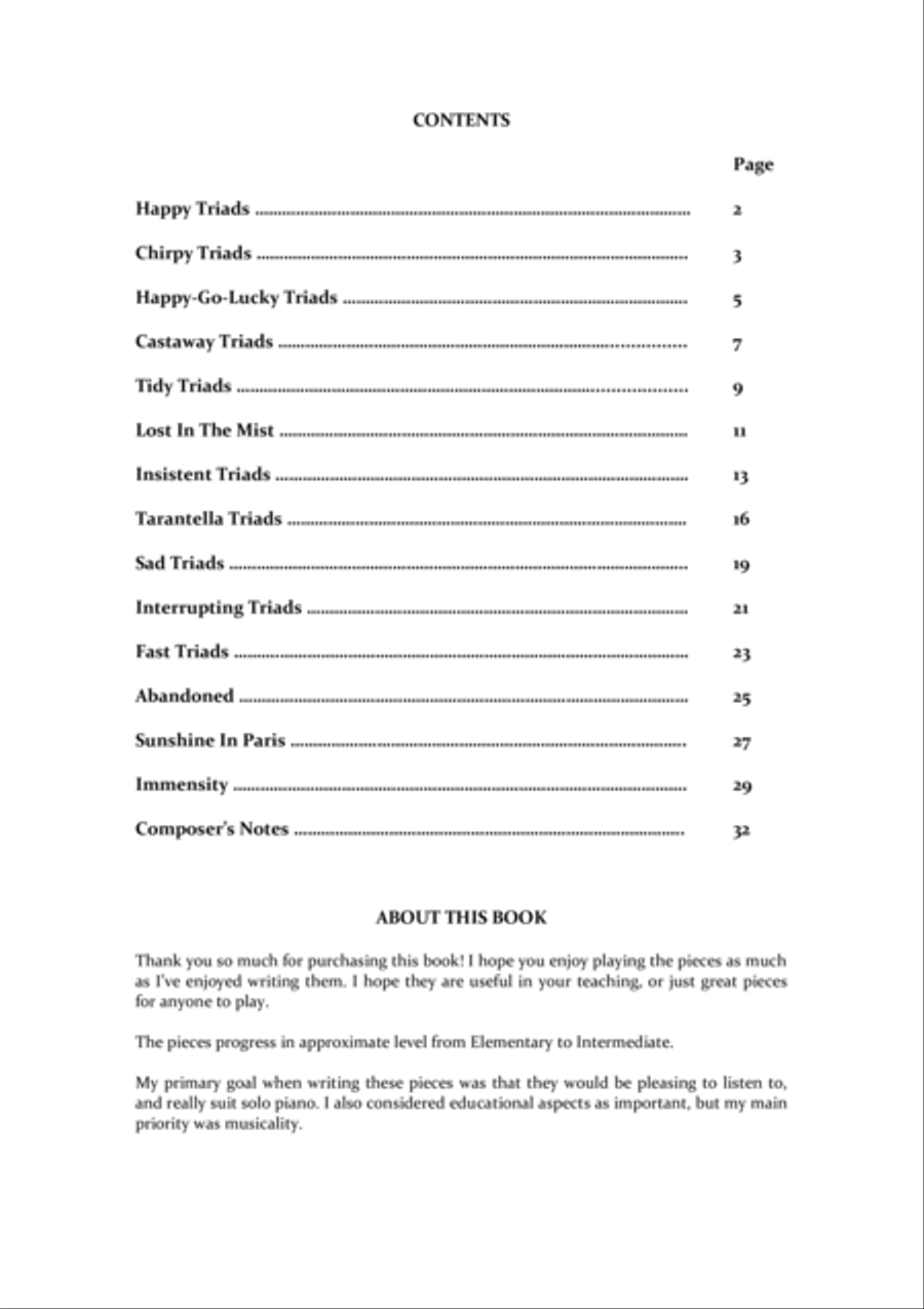 The Triad Collection Piano Method scores gallery preview page 3