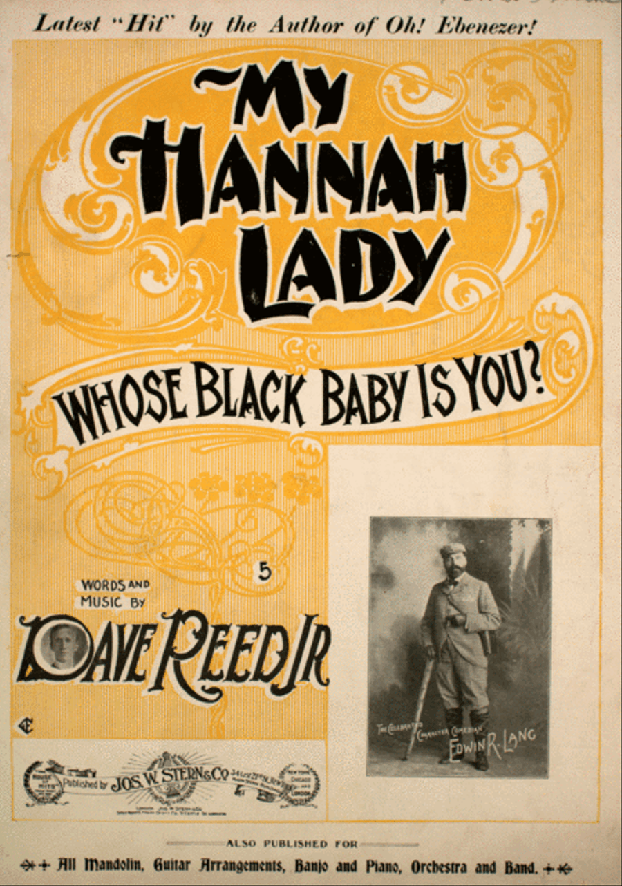 My Hannah Lady, Whose Black Baby is You? Voice scores gallery preview page 1