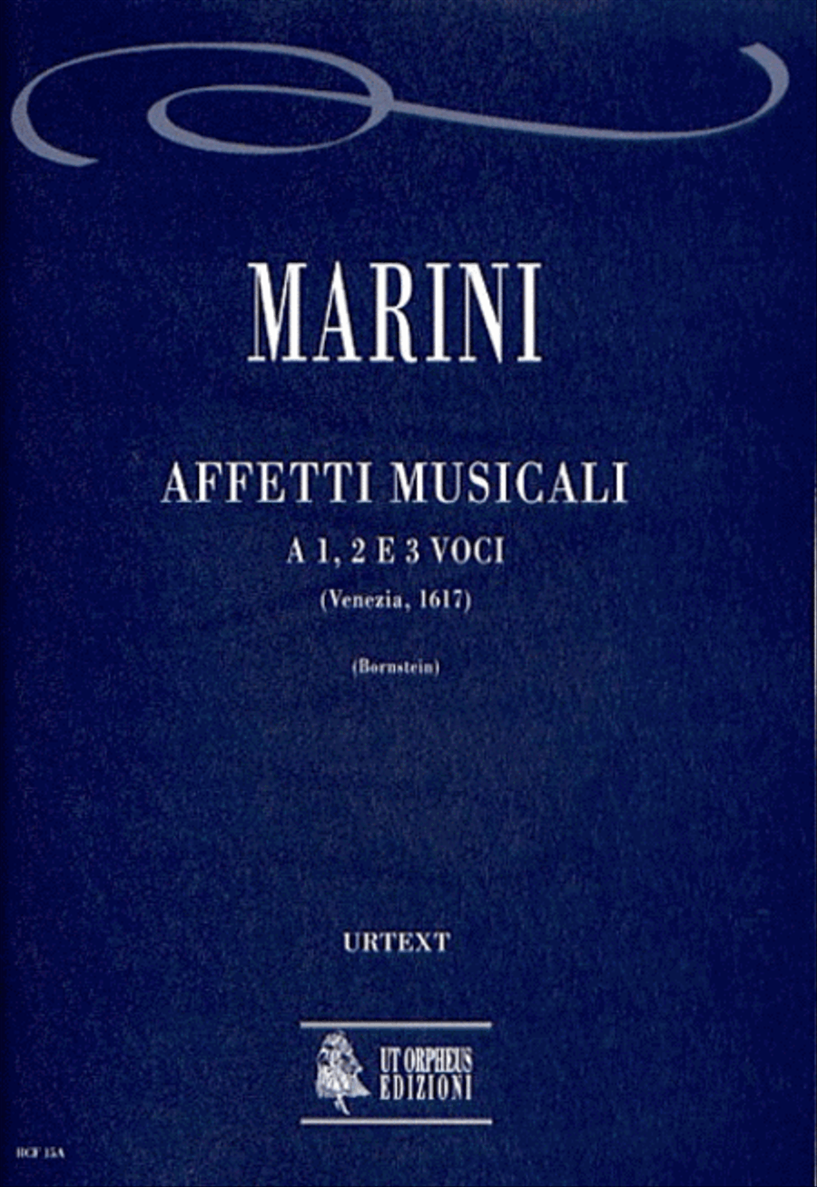 Affetti musicali a 1, 2 e 3 voci (Venezia 1617) Score scores gallery preview page 1