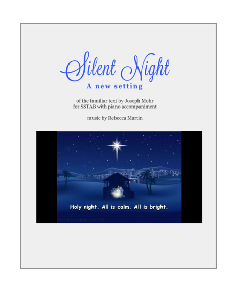 Silent Night (a new setting)