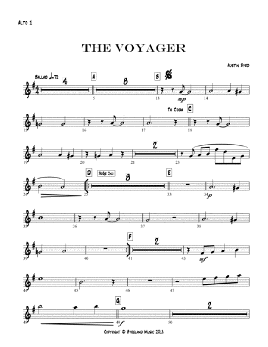 The Voyager The Voyager Jazz Ensemble scores gallery preview page 6