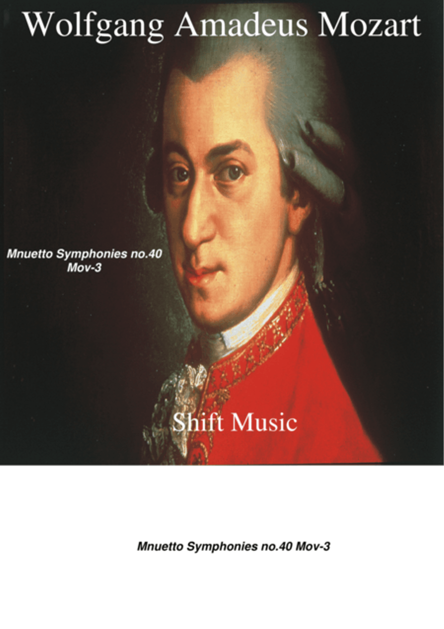Motzart - Mnuetto Symphonies no.40 Mov-3 Acoustic Guitar scores gallery preview page 1