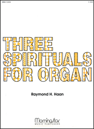Book cover for Three Spirituals for Organ