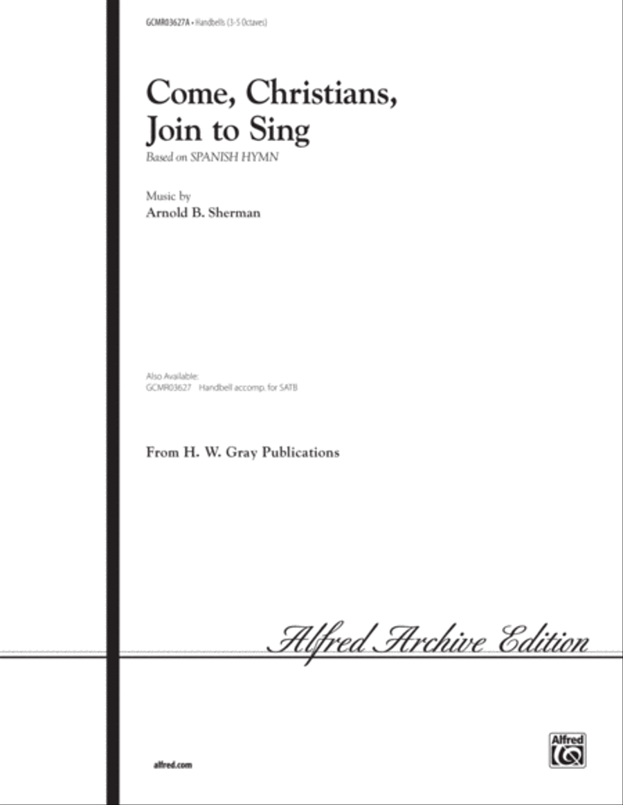 Come, Christians, Join to Sing Choir scores gallery preview page 1