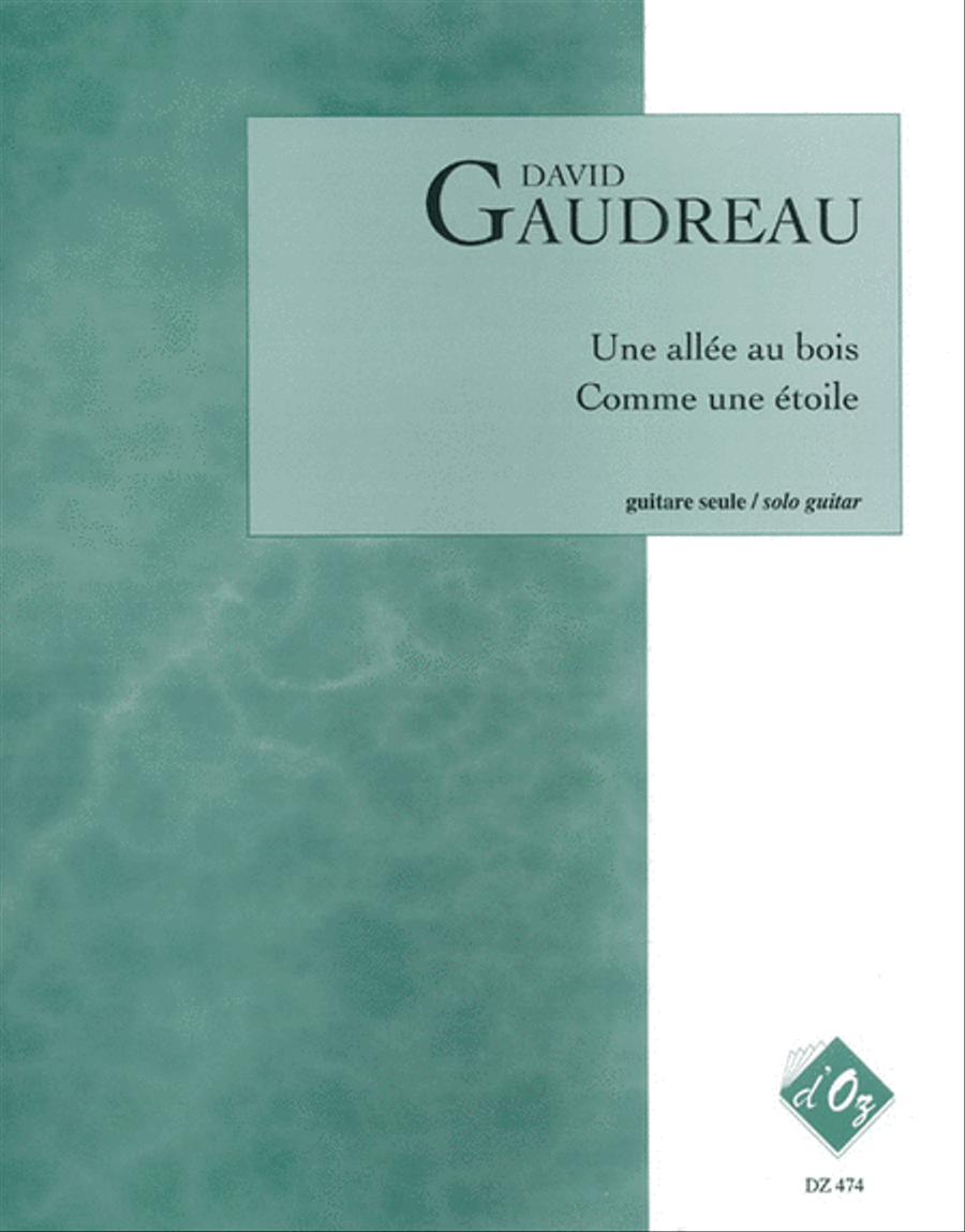 Une allée au bois, Comme une étoile Classical Guitar scores gallery preview page 1