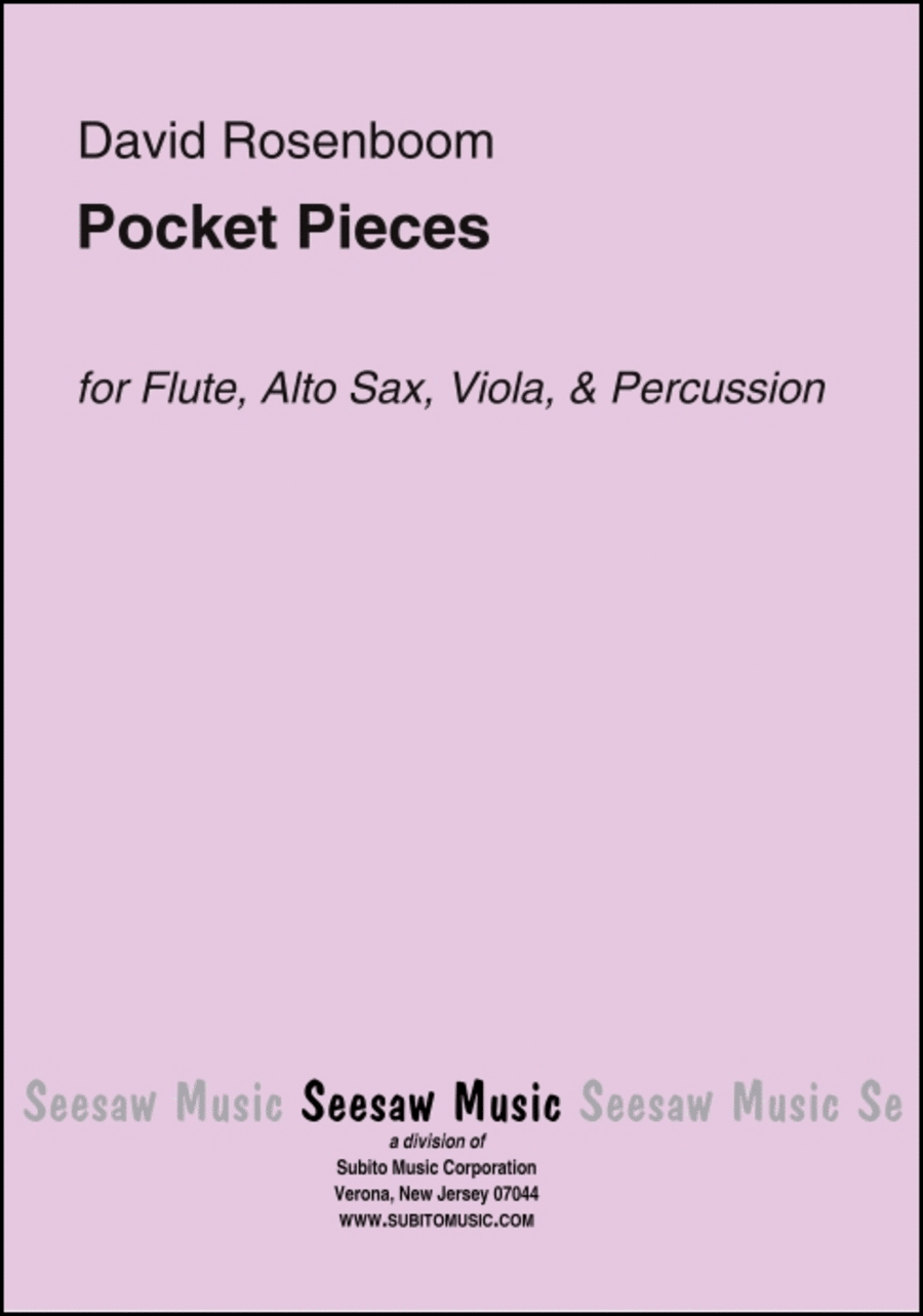 Pocket Pieces Flute scores gallery preview page 1