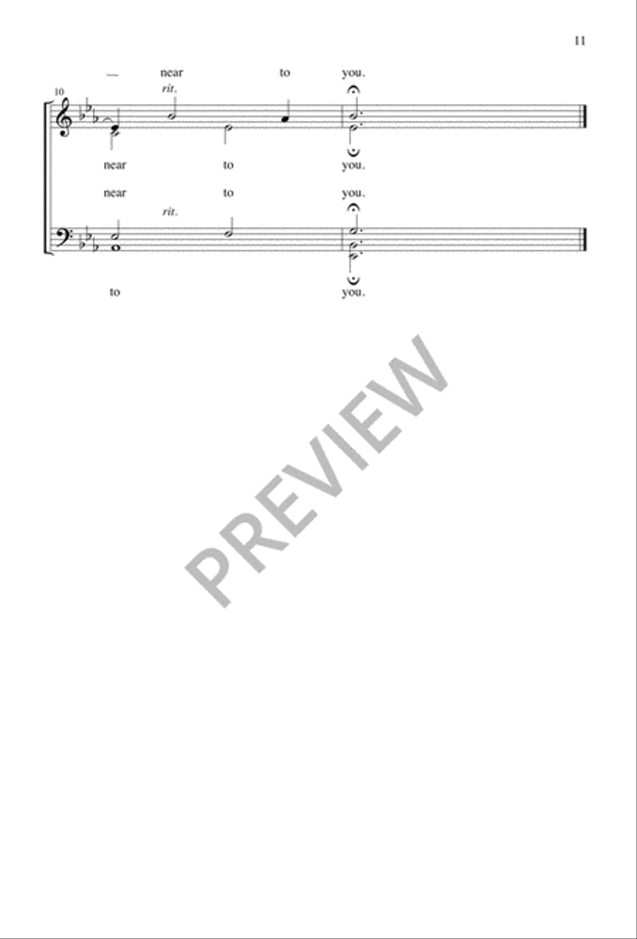Seven Short Choral Meditations Divisi scores gallery preview page 11