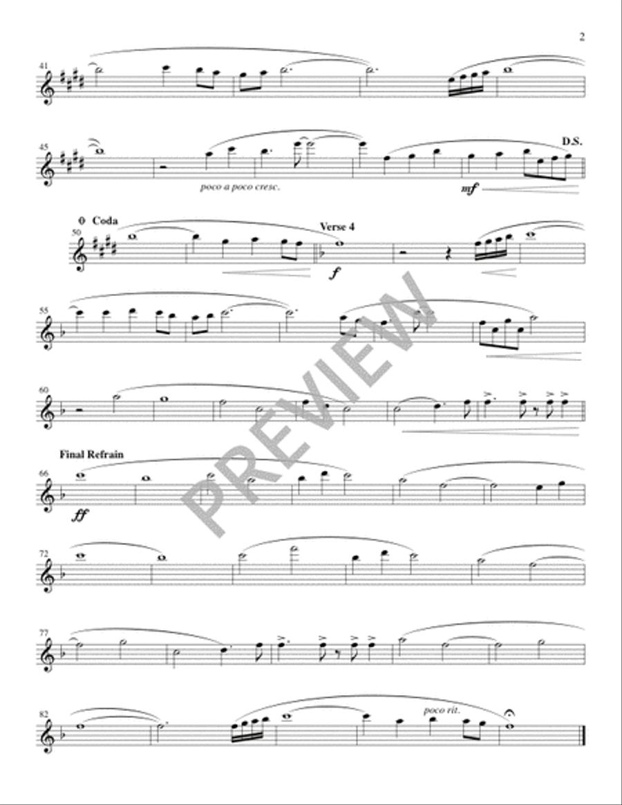 A Joyful Christmas Gloria - Instrument edition Flute scores gallery preview page 3