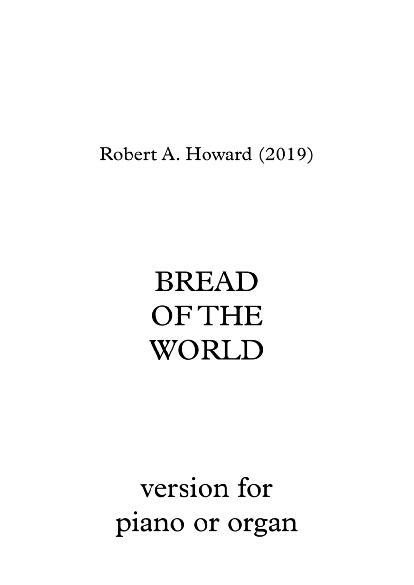 Bread of the World (Piano/organ version) image number null