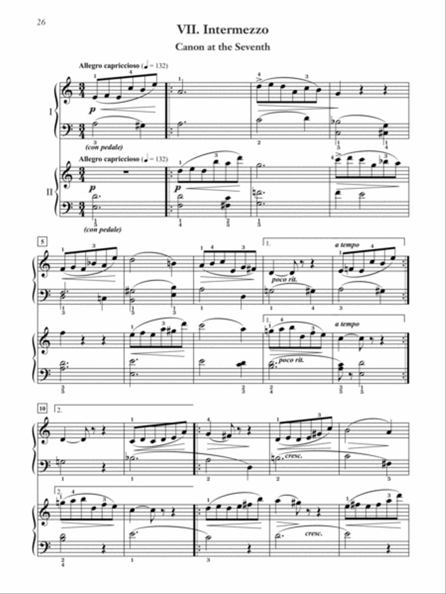 Children's Suite (Canons), Op. 65 Piano Solo scores gallery preview page 8