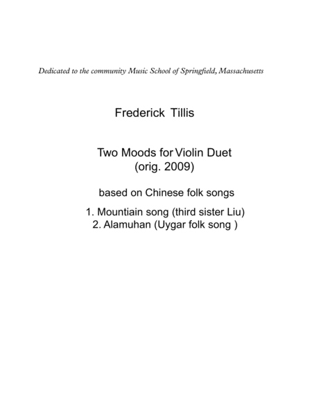 [Tillis] Two Moods