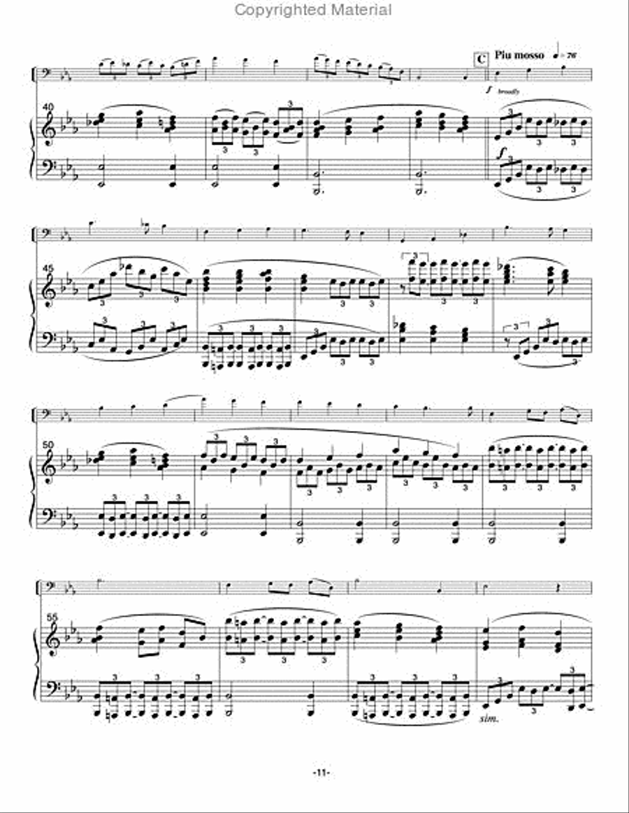 Concerto del Garda Euphonium scores gallery preview page 14