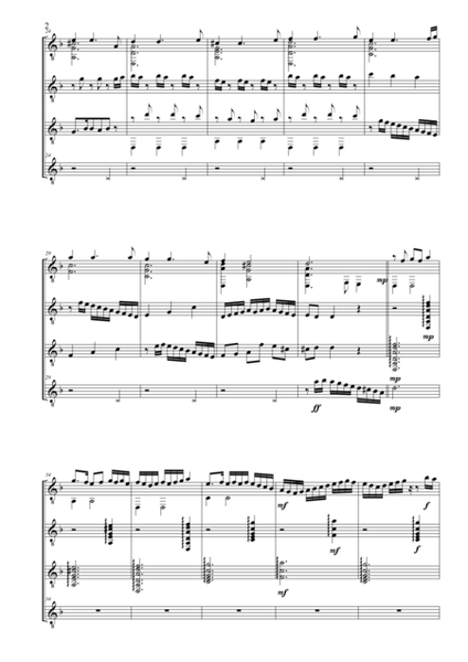 La Folia Variation for Guitar Quartet image number null