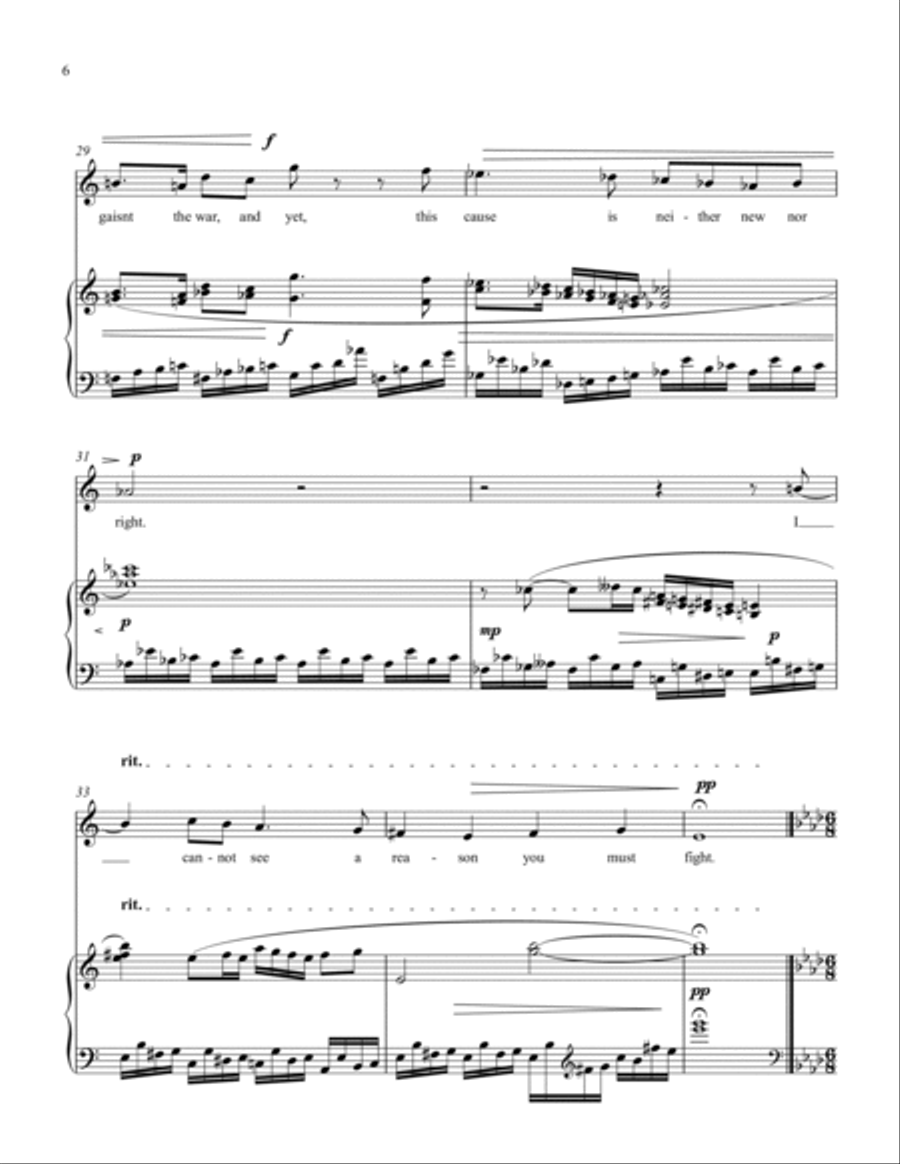 Letters From the Lost Cause Voice scores gallery preview page 5