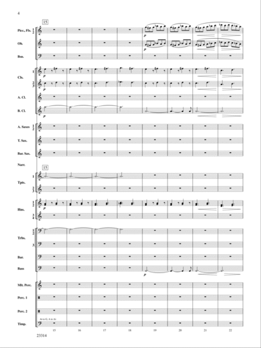 Aesop's Fables: Score Aesop's Fables: Score Concert Band scores gallery preview page 3