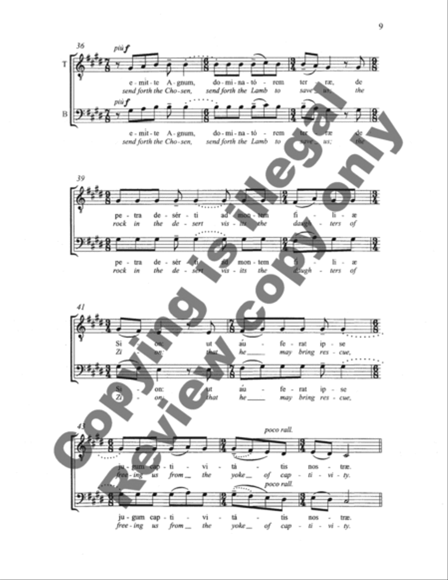 Four Motets on Plainsong Themes: 1. Rorate caeli desuper 4-Part scores gallery preview page 18