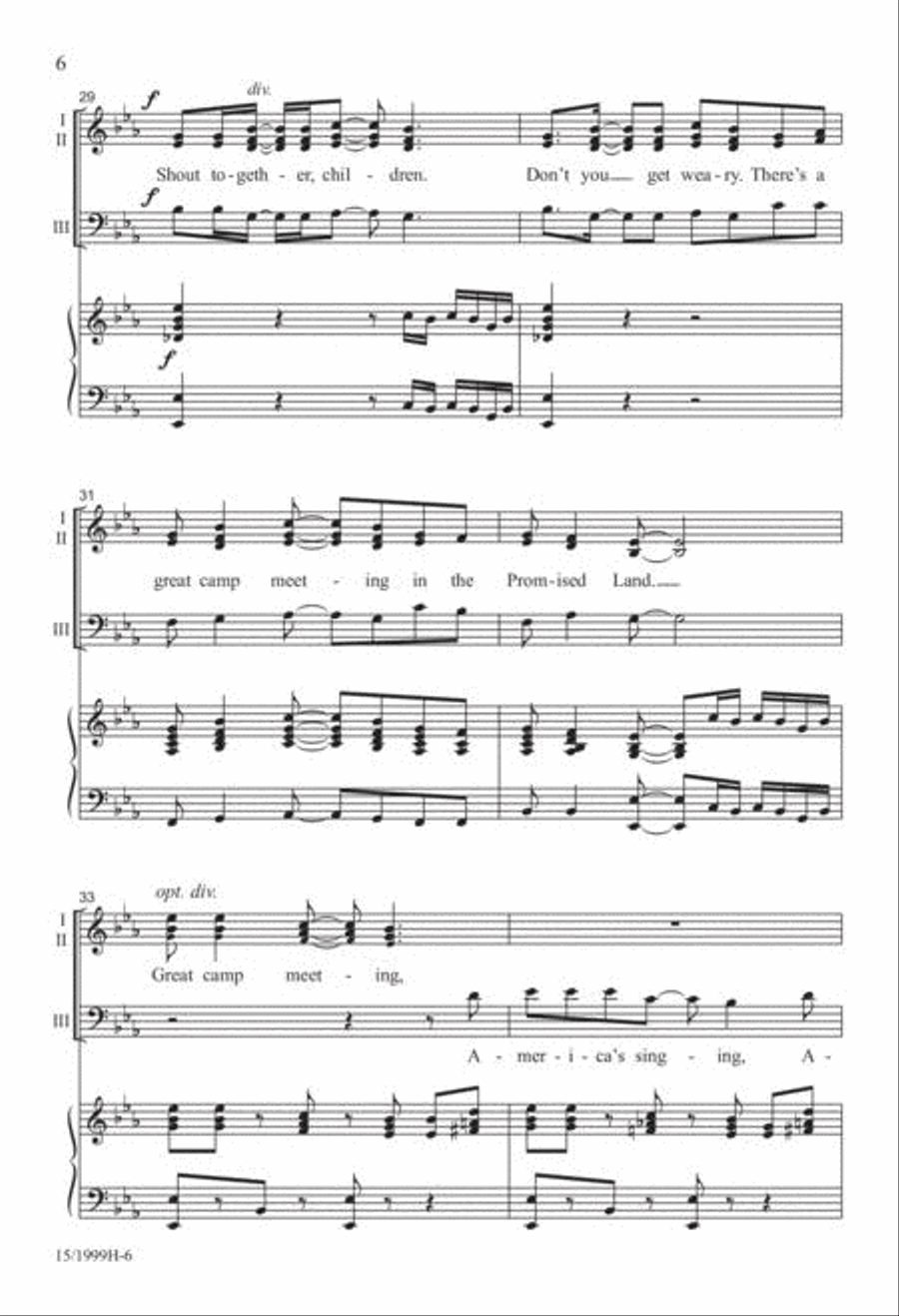 I Hear America Singing I Hear America Singing 3-Part scores gallery preview page 6