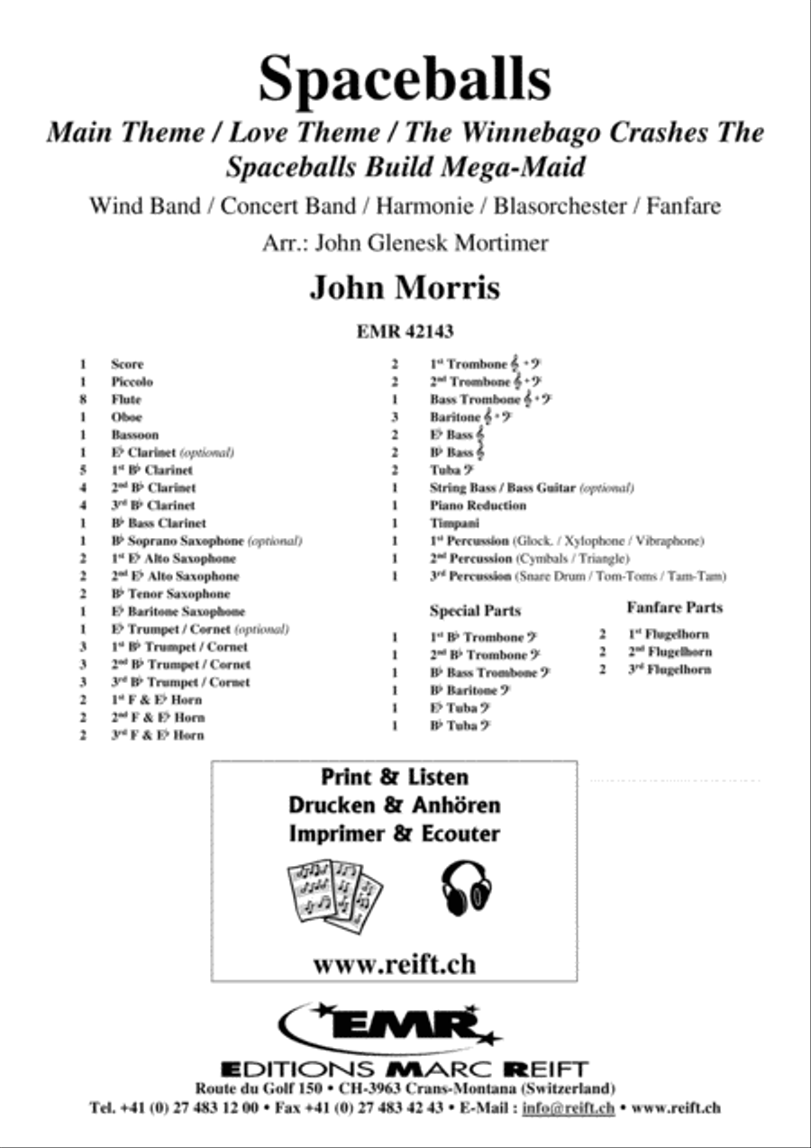 Spaceballs Concert Band scores gallery preview page 2
