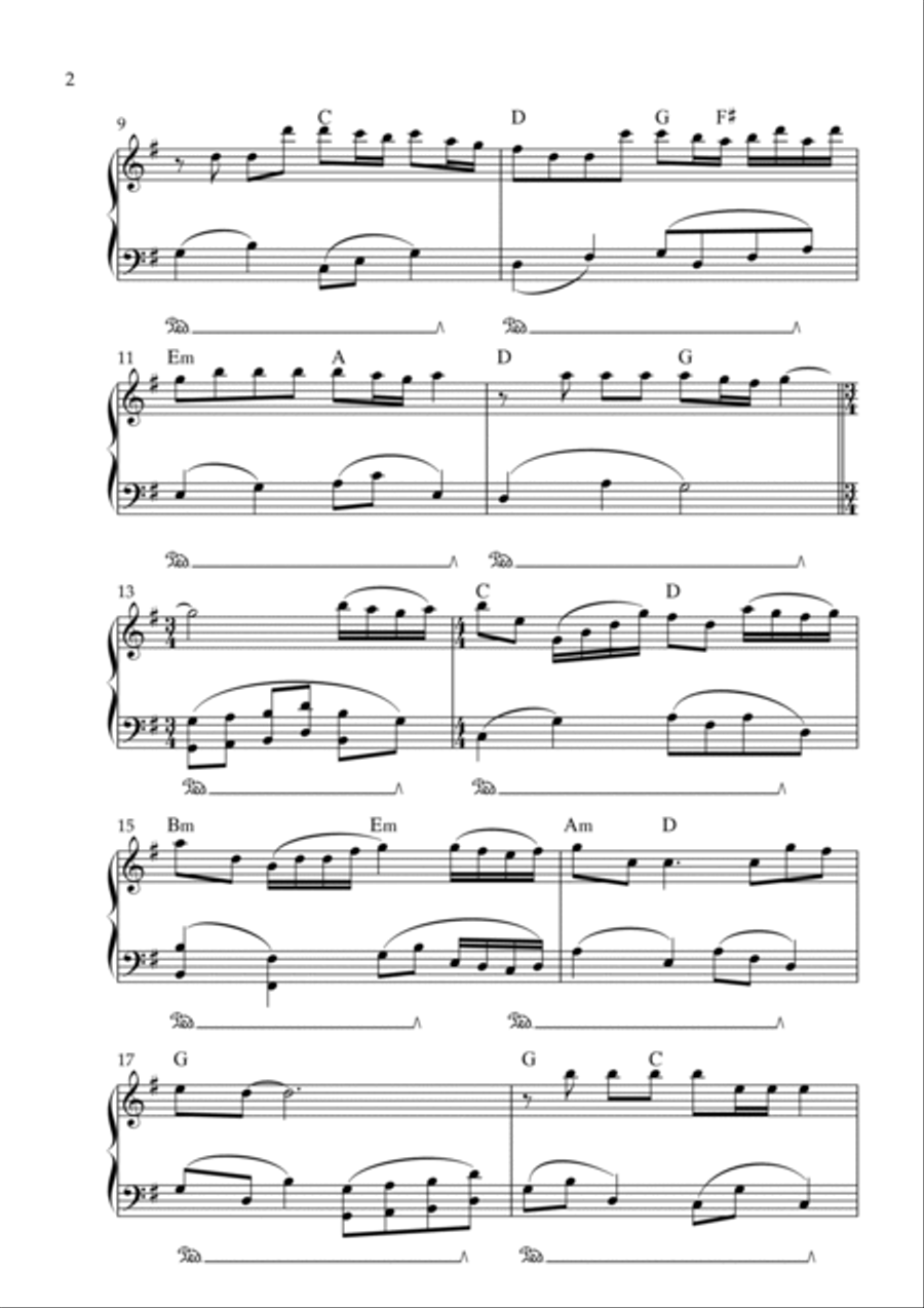 You Are The Love Of My Life (the One Love Of My Life) Easy Piano scores gallery preview page 2