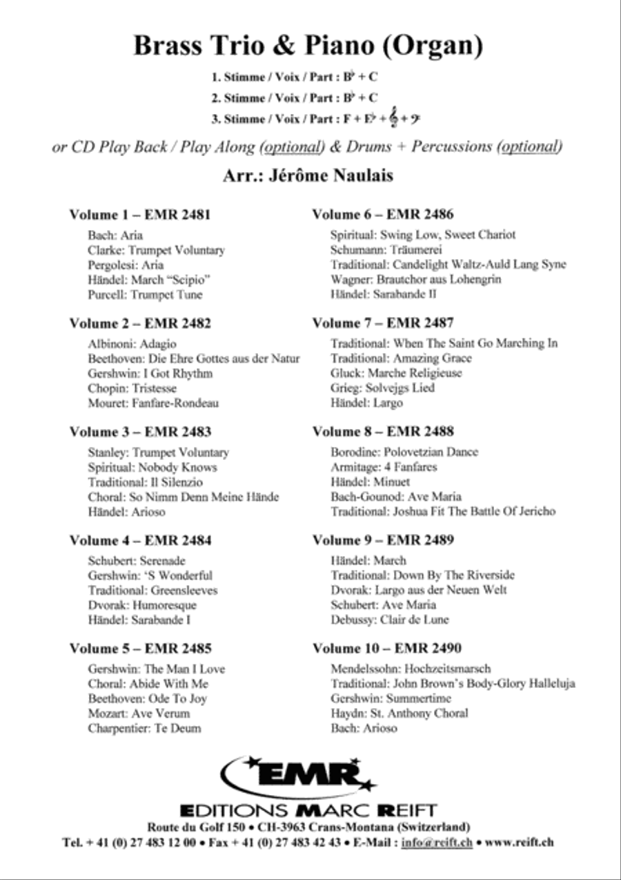 Album Volume 7 Brass Trio scores gallery preview page 8