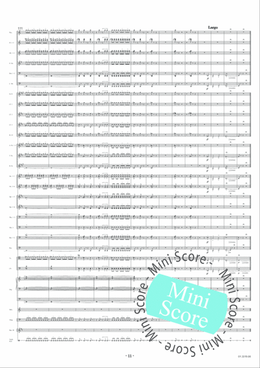 Feste Romane Concert Band scores gallery preview page 15