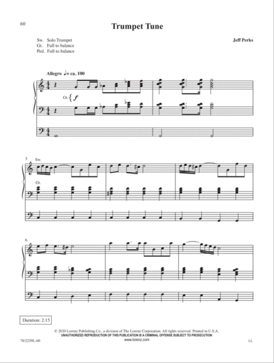 Exaltation Organ Solo scores gallery preview page 17