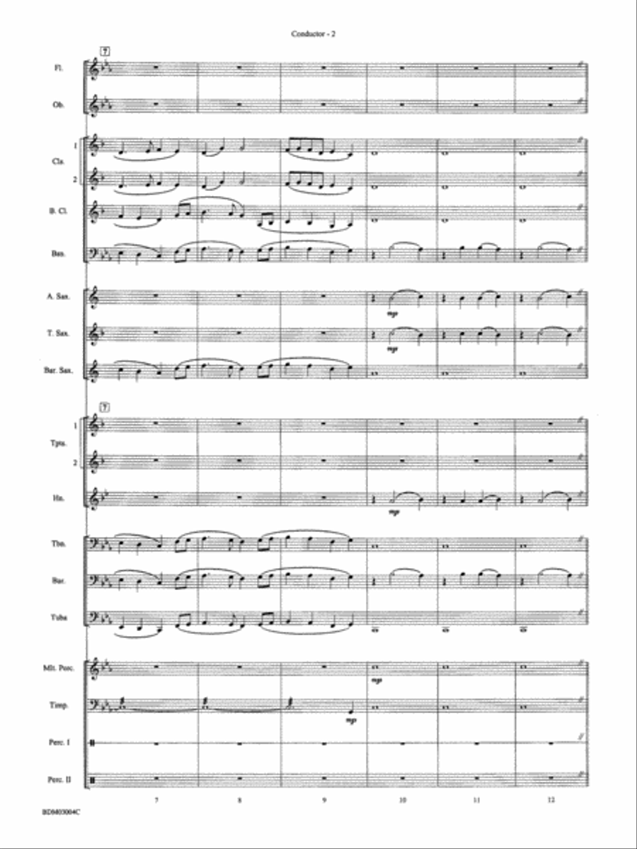 In the Valley of the Ancients: Score Concert Band scores gallery preview page 3