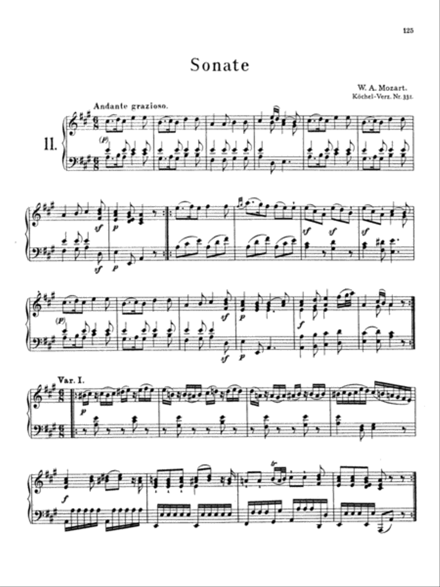 Mozart: Sonatas (Urtext) Piano Solo scores gallery preview page 1