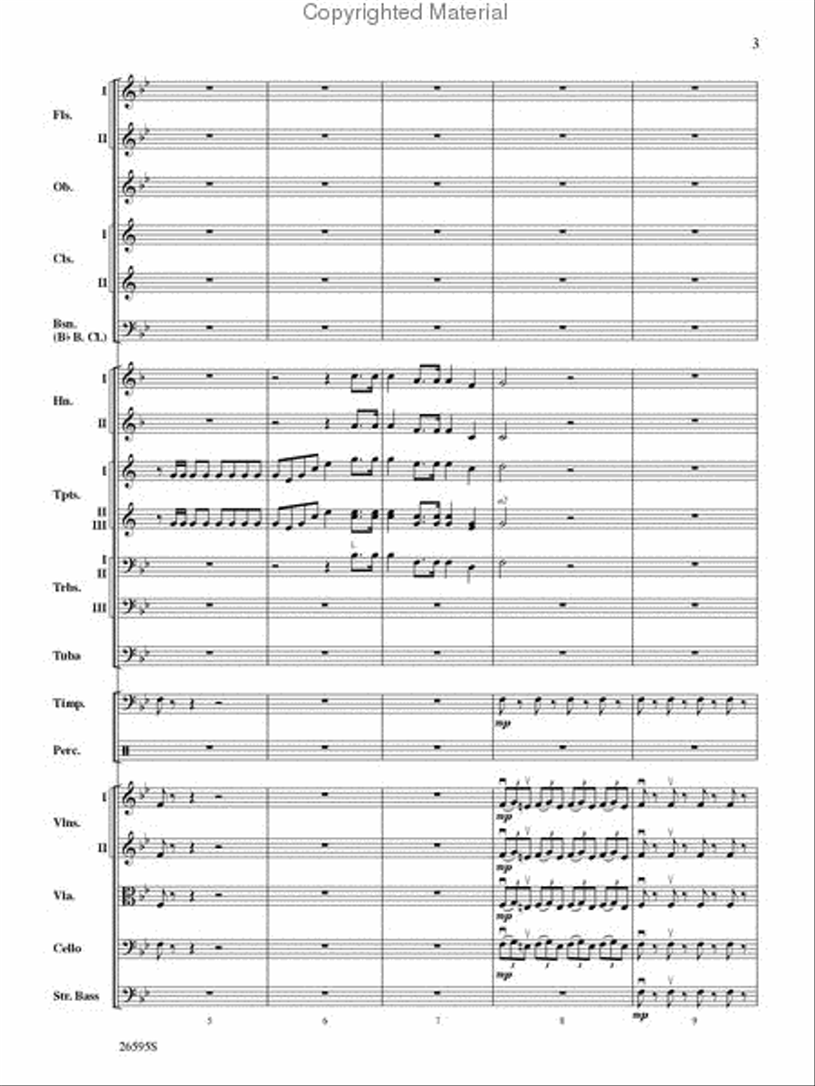 Grand March from Tannhäuser Full Orchestra scores gallery preview page 3