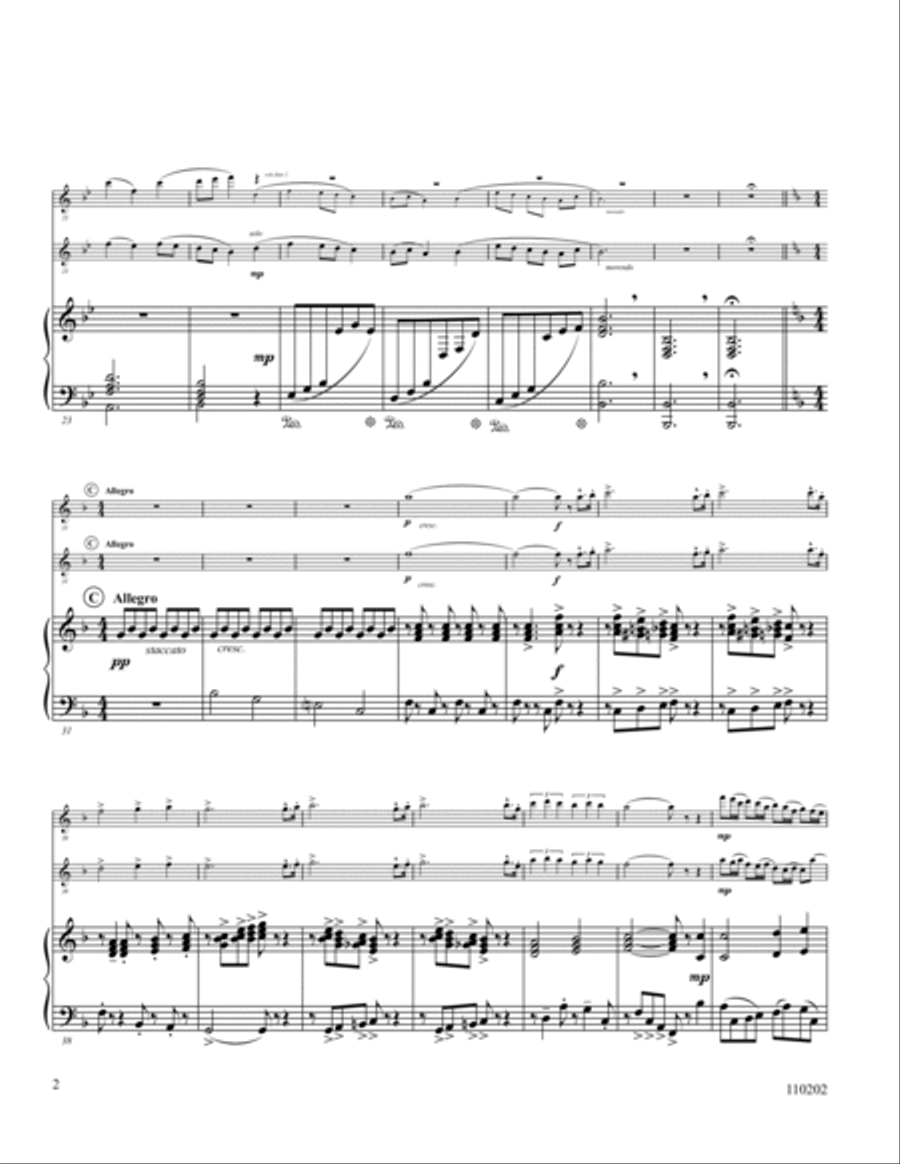 To God Be The Glory To God Be The Glory Flute Duet scores gallery preview page 2
