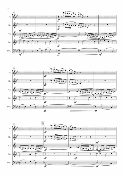 Fauré: Pavane Op.50 (transposed into G minor) - wind quintet image number null