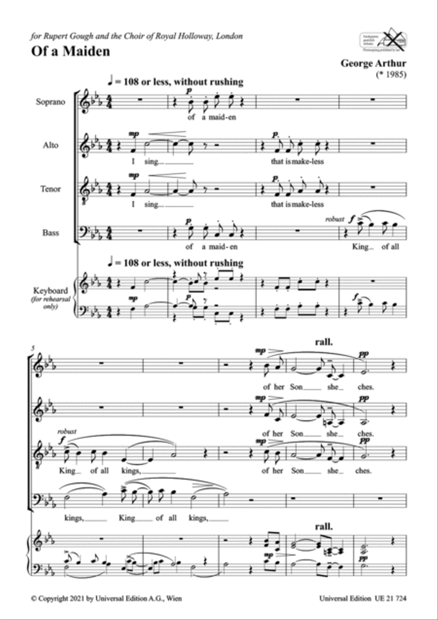 Three Christmas Carols Three Christmas Carols 4-Part scores gallery preview page 2