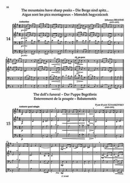 Quartets for Brass Musica da Camera by Peter Perenyi Brass Quartet - Sheet Music