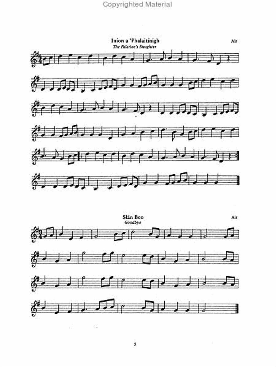 An Irish Tunebook - Part Two Recorder scores gallery preview page 3