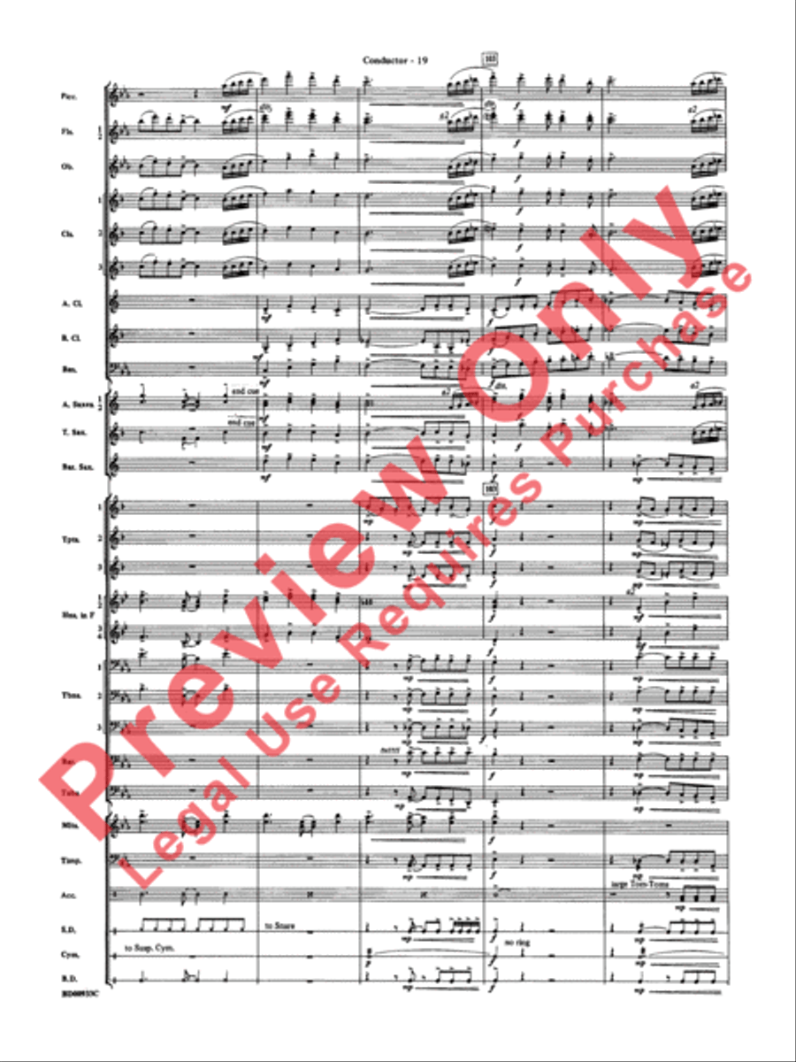 Symphonic Festival Concert Band scores gallery preview page 22