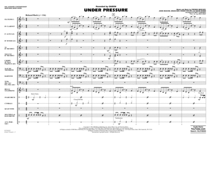 Under Pressure - Conductor Score (Full Score)
