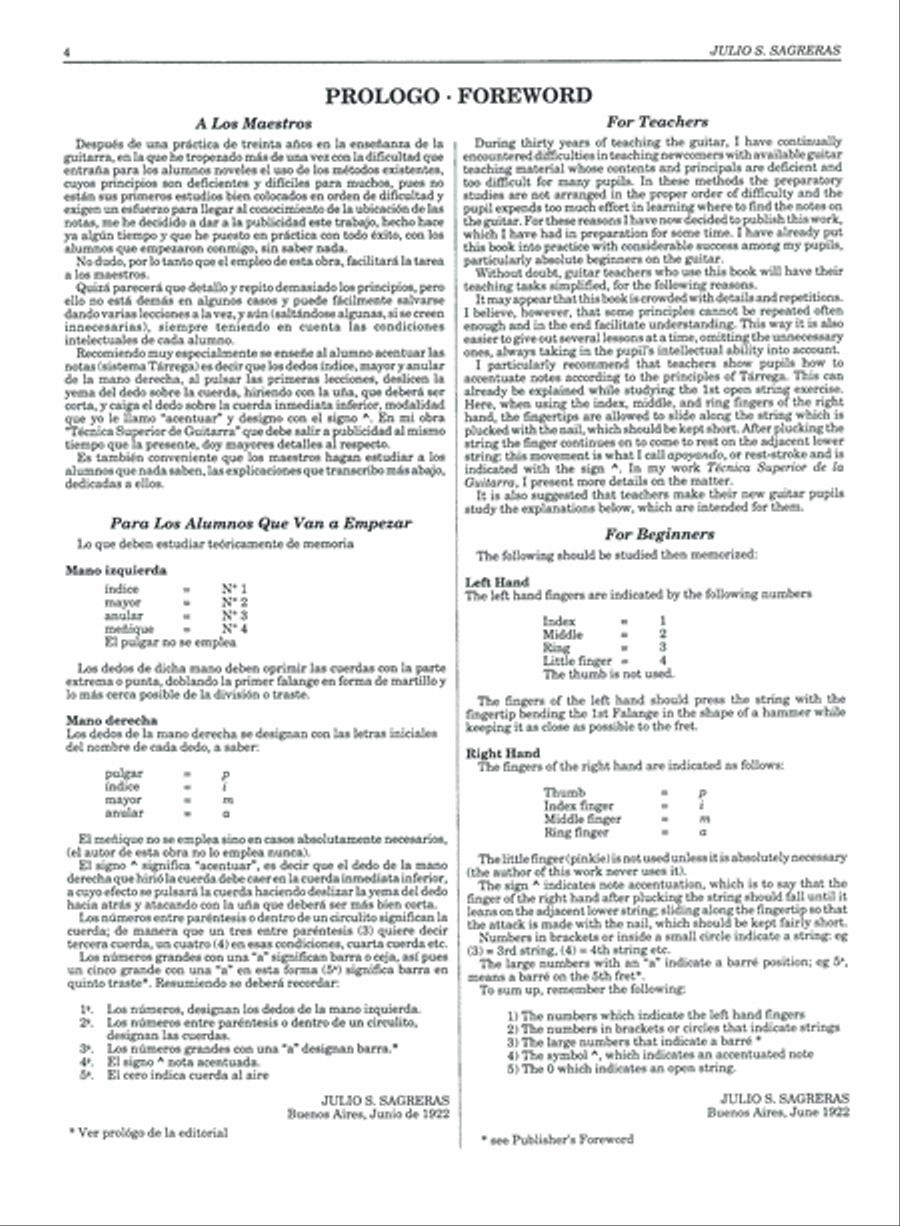 Julio S. Sagreras Guitar Lessons Books 1-3 Acoustic Guitar scores gallery preview page 5