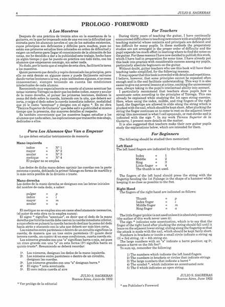 Julio S. Sagreras Guitar Lessons Book 1-3