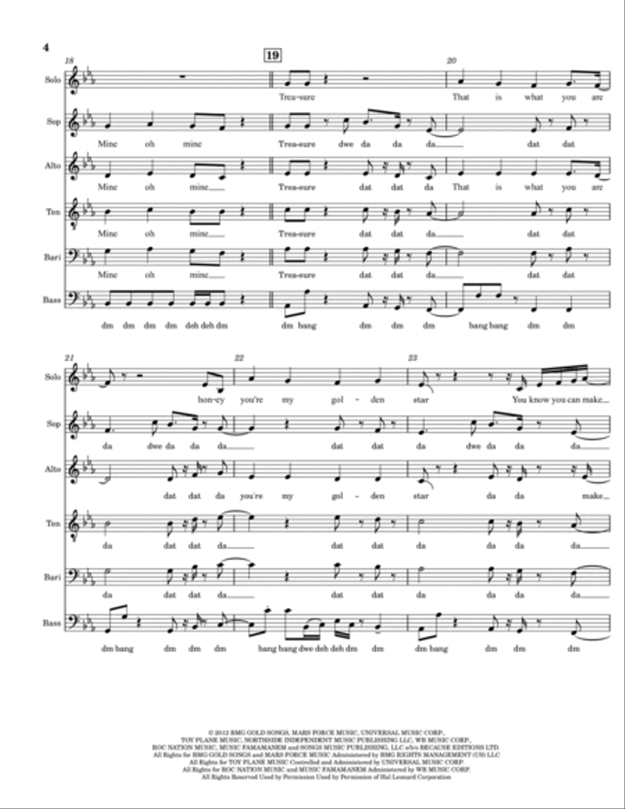 Treasure Divisi scores gallery preview page 4